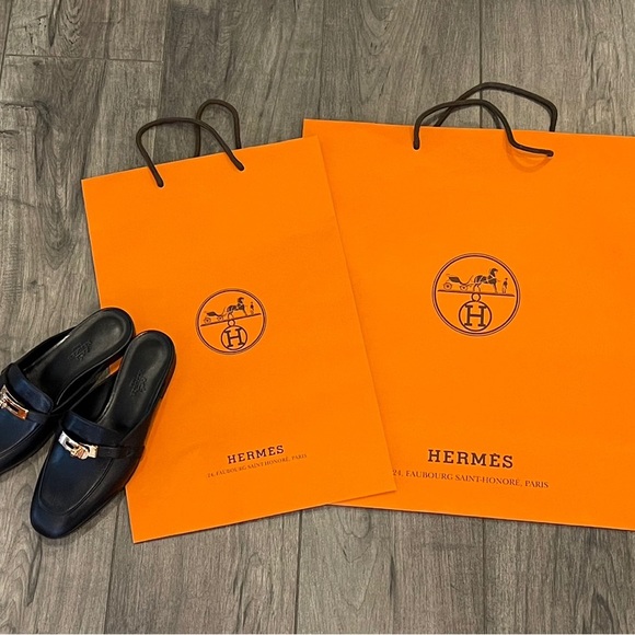 💯Authentic Original Hermes Paper Bag - Medium & Large - Picture 2 of 2